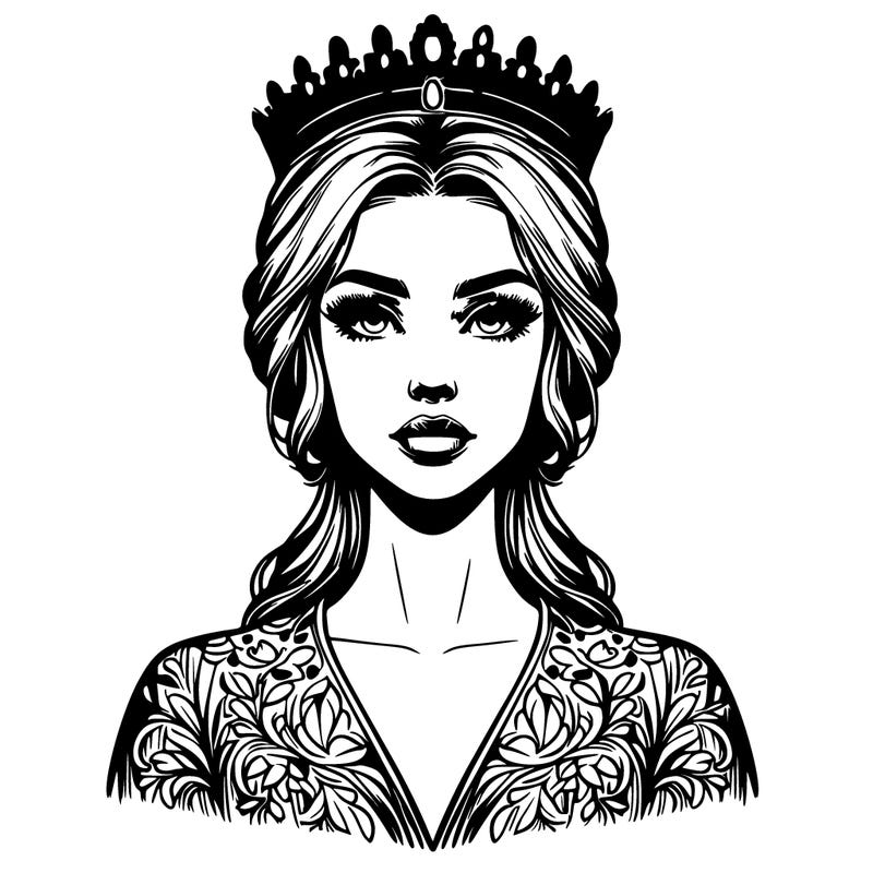 realistic beautiful queen