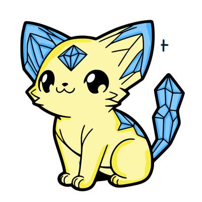 crystal kitten