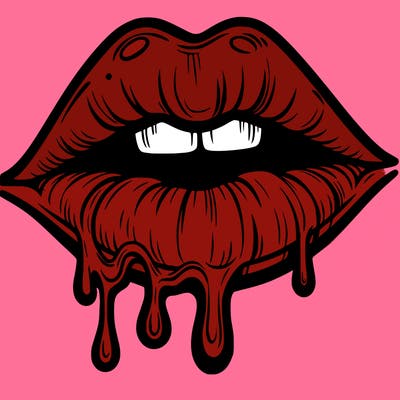 lips that look realistic and drip