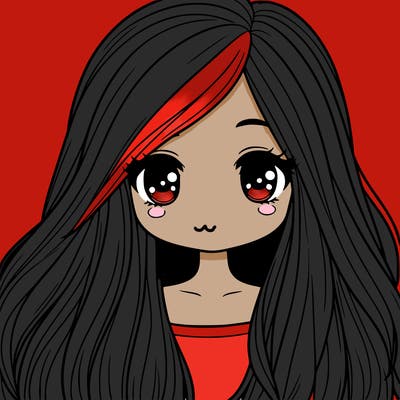 girl with realistic long hair