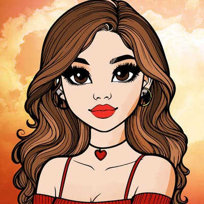 realistic pretty girl