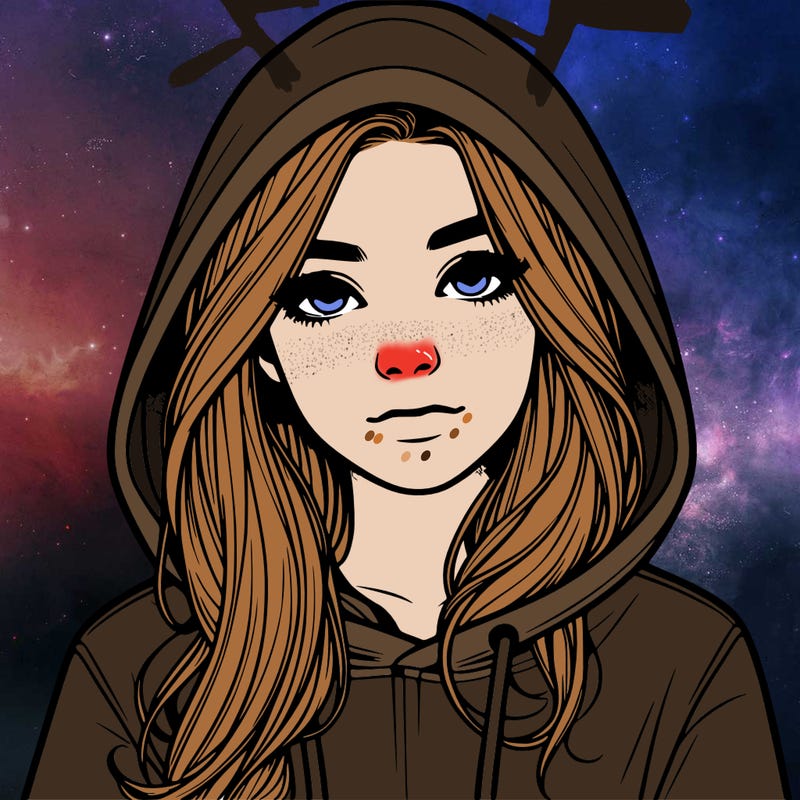 realistic girl with a hoodie