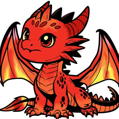 fierce baby night dragon