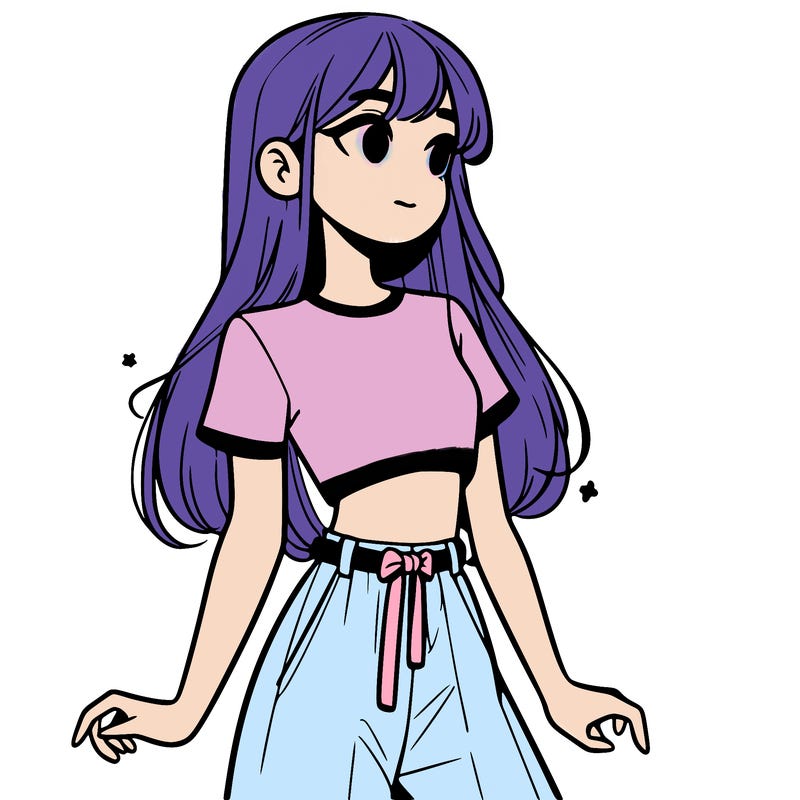 girl in a cute crop top