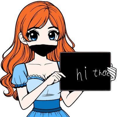 realistic pretty girl holding blank sign