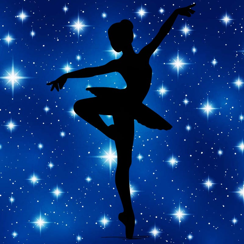 realistic person doing ballet