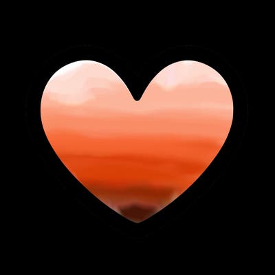 simple heart silhouette