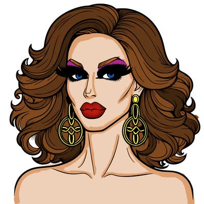 realistic drag queen