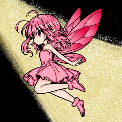 manga fairy flying