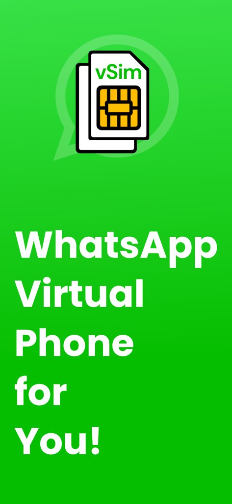 vSim virtual phone number for WhatsApp and WhatsApp Business