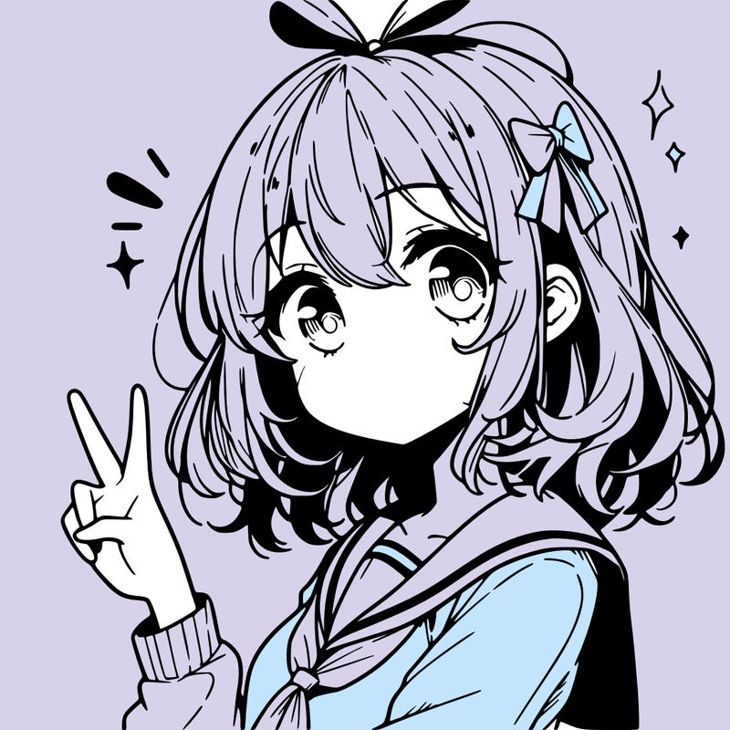 manga character girl