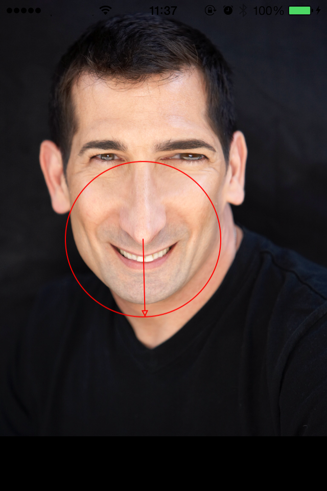 Liquify Filter - Face retouching tool demonstration in Liquify Filter app