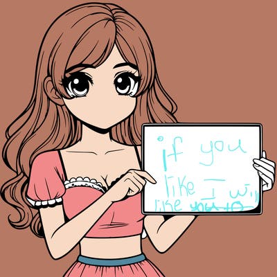 realistic pretty girl holding blank sign