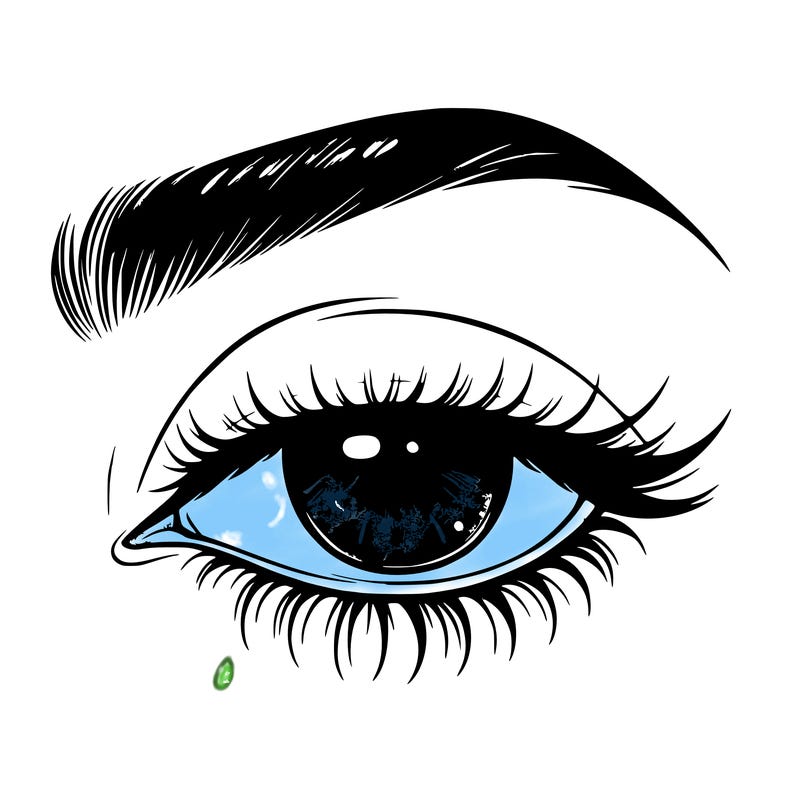 eye closed realistic