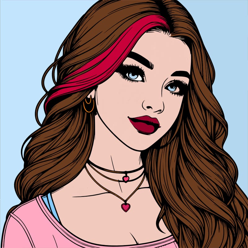 detailed realistic girl