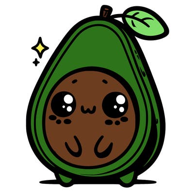 cute avocado
