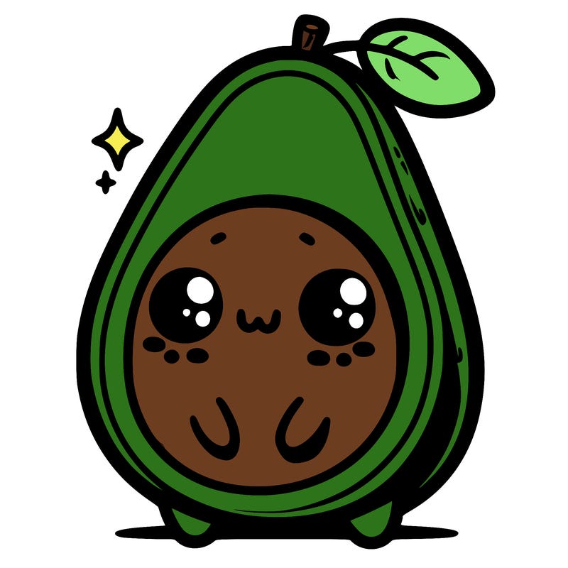 cute avocado