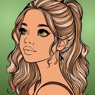 beautiful realistic girl