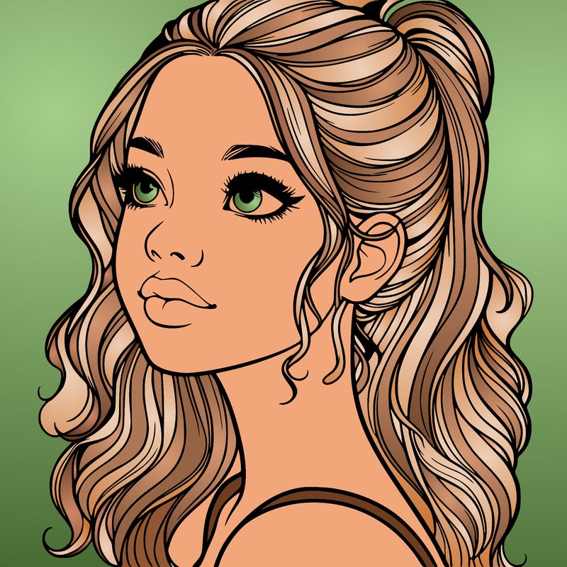 beautiful realistic girl