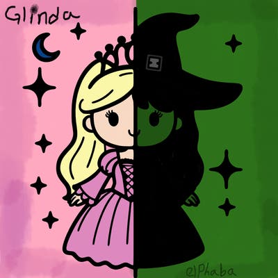 split princess and witch