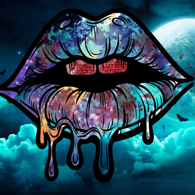 lips that look realistic and drip