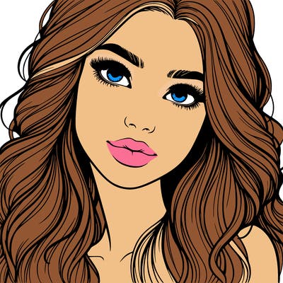 beautiful realistic girl