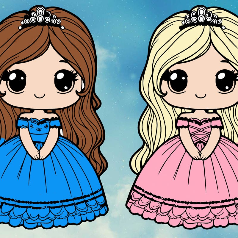 girl with princess dress