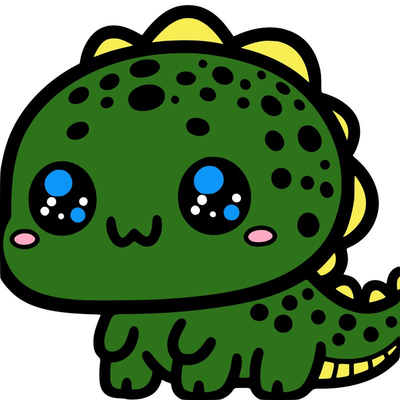 kawaii dinosaur