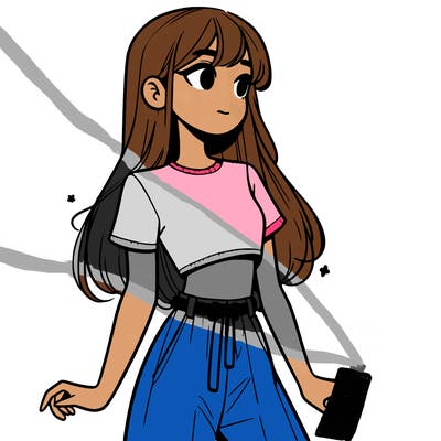 girl in a cute crop top