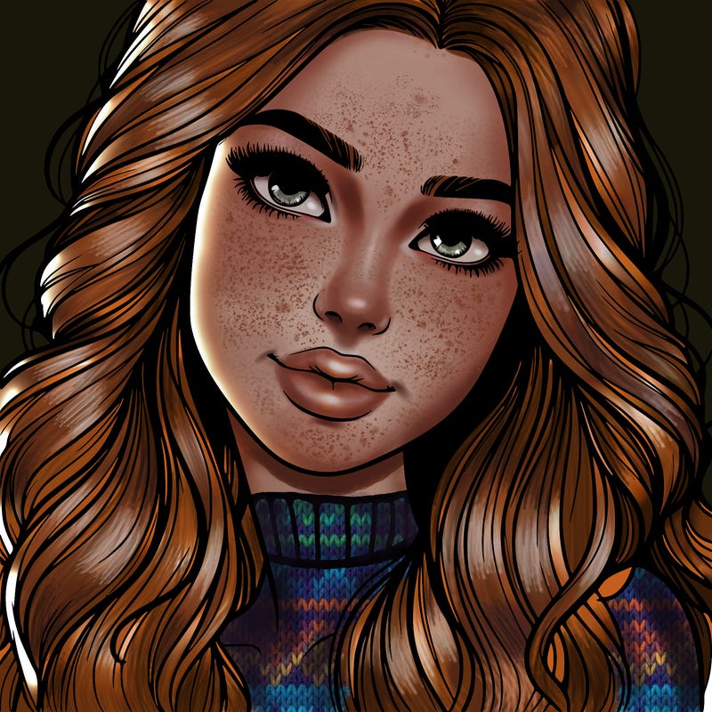 beautiful realistic girl