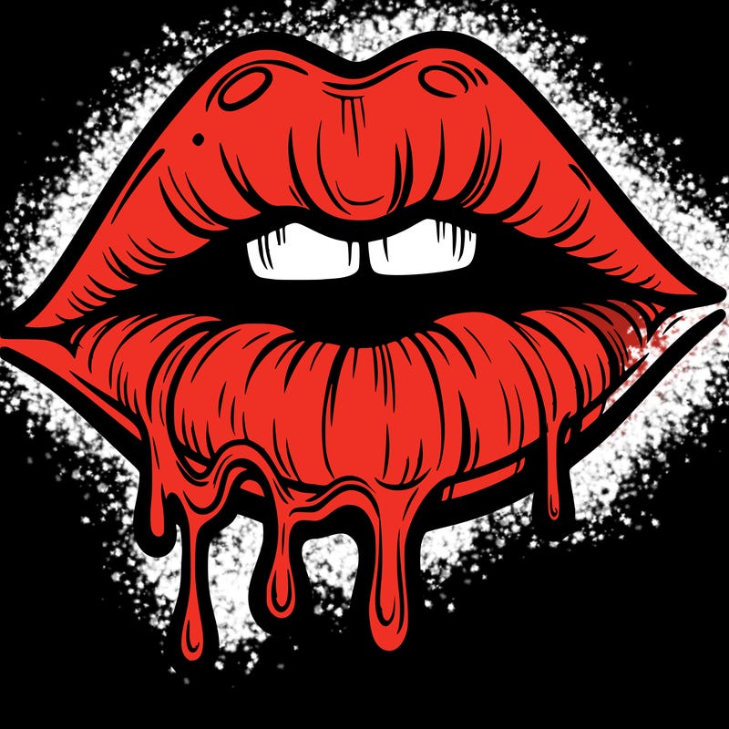 lips that look realistic and drip