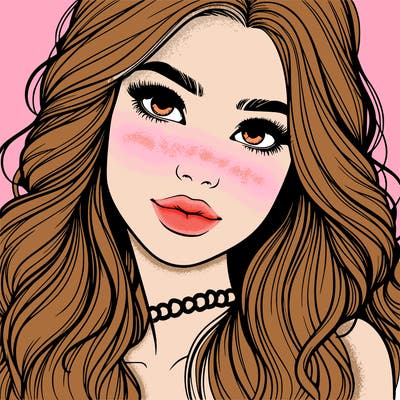 beautiful realistic girl