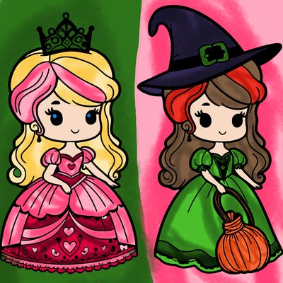 princess as a witch