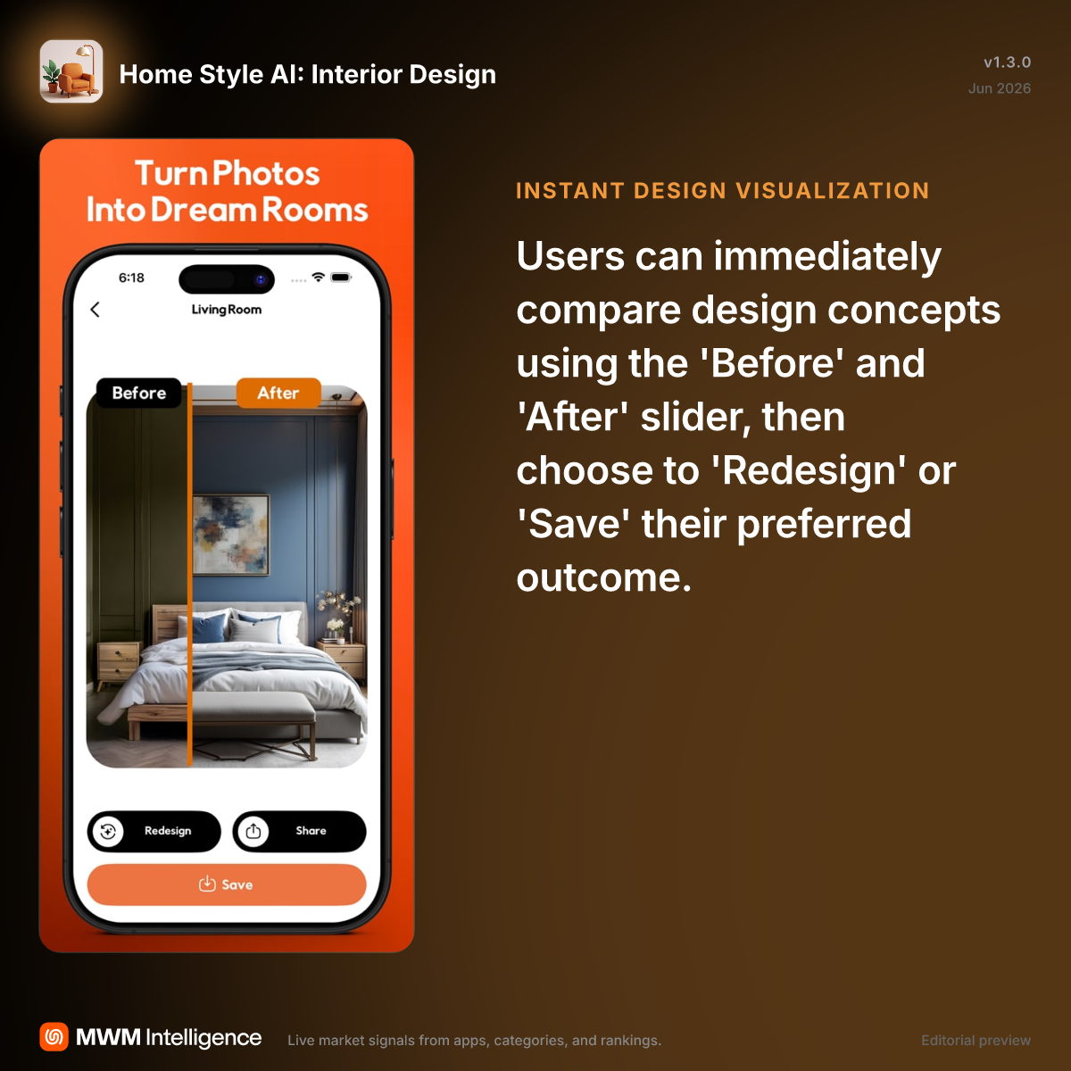 Home Style AI: Interior Design - Graphics & Design App | MWM