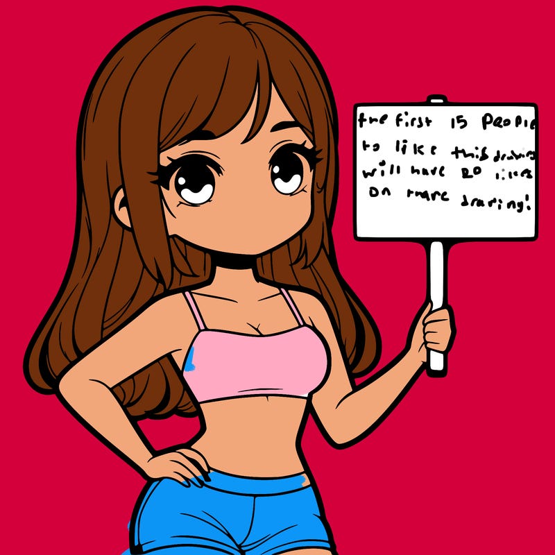 girl in a cute crop top holding a blank sign