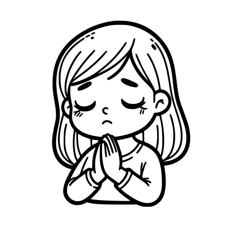 a girl who prays