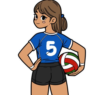 volleyball girl