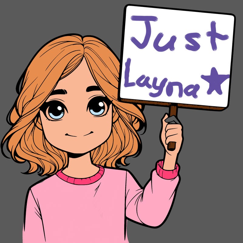 realistic girl holding up a sign