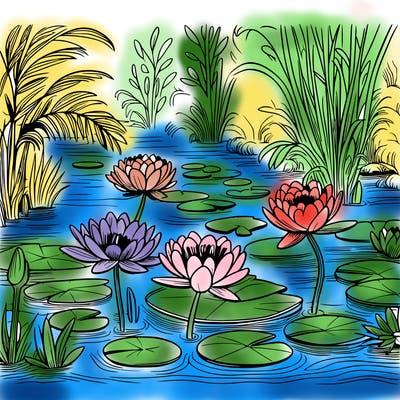 monet's water lilies