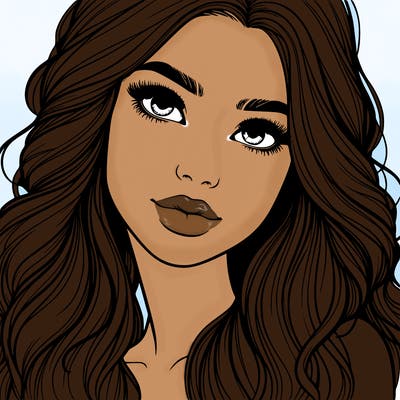 beautiful realistic girl