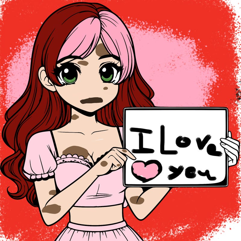 realistic pretty girl holding blank sign