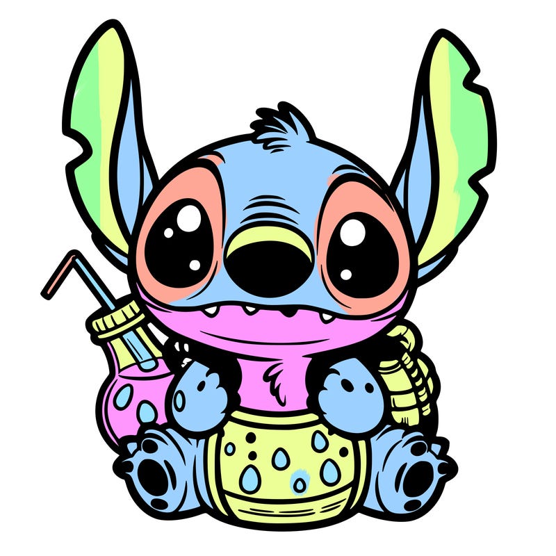 stitch as a boba
