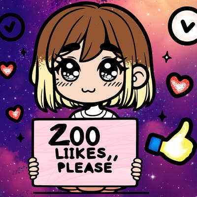 a girl with a sign saying 100 likes, please