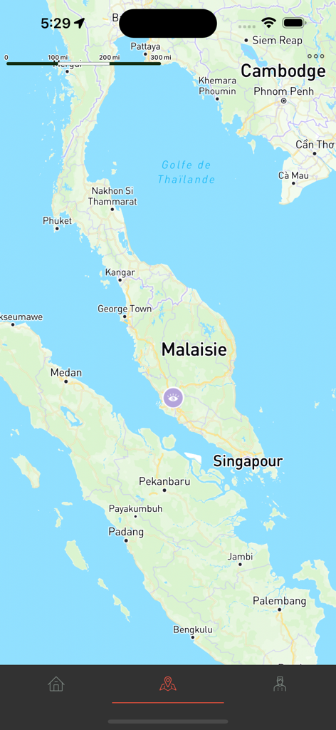 Voyageurs du Monde - Interactive map of Malaysia and Singapore in the Voyageurs du Monde travel app