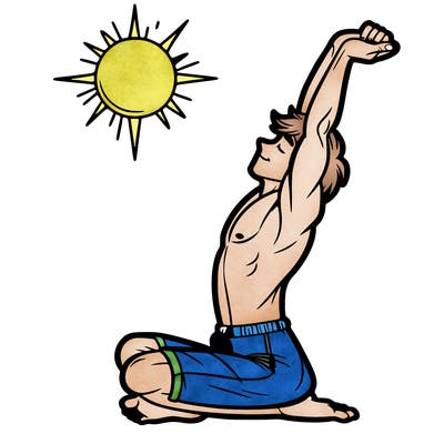 human stretch of the day