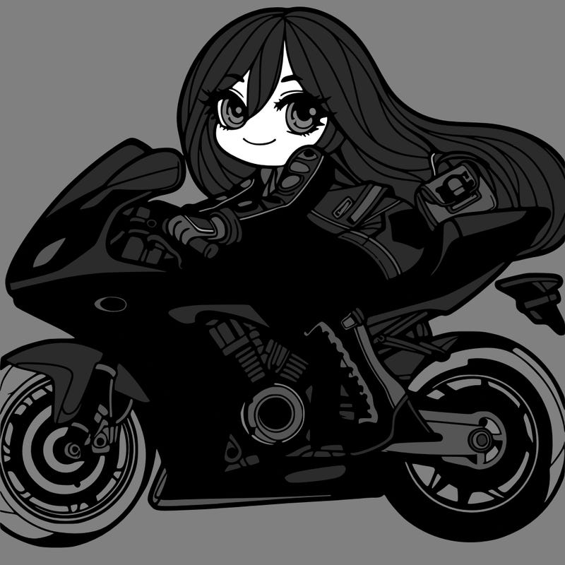 motorcycle girl