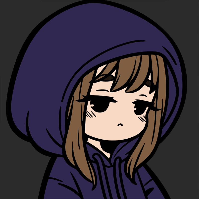 girl in hoodie