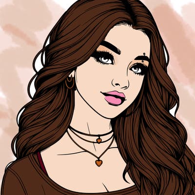 detailed realistic girl