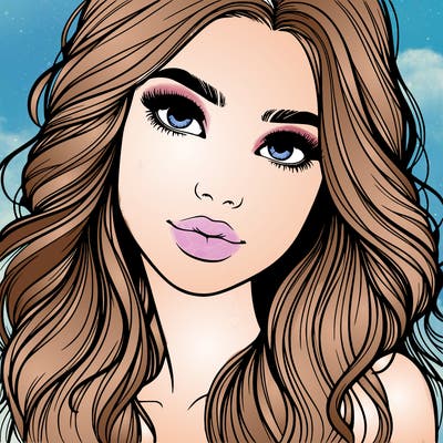 beautiful realistic girl