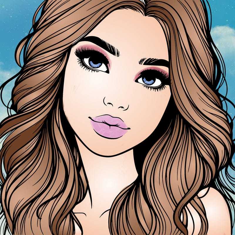 beautiful realistic girl